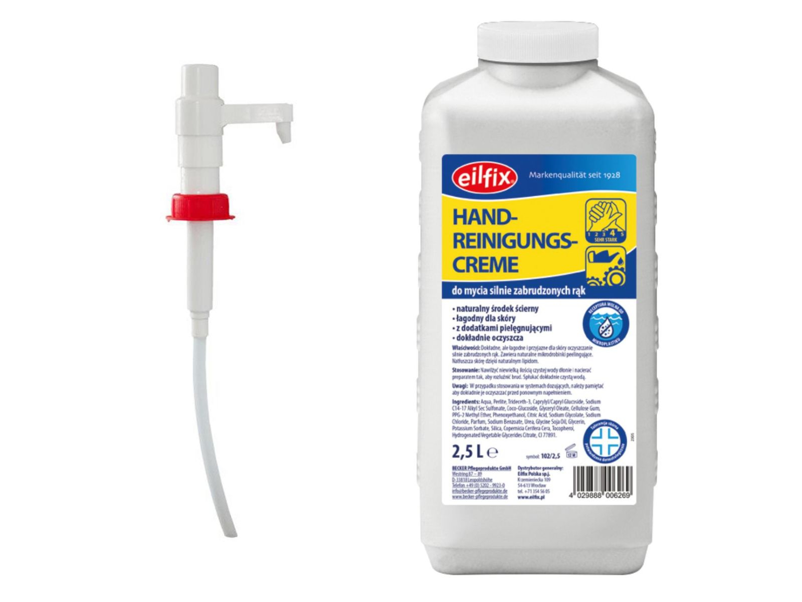 Eilfix KREM BHP 2,5l z POMPKĄ
